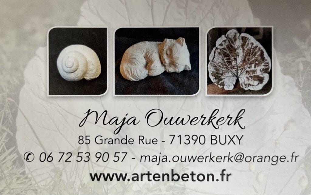 Maja Ouwerkerk - carte visite